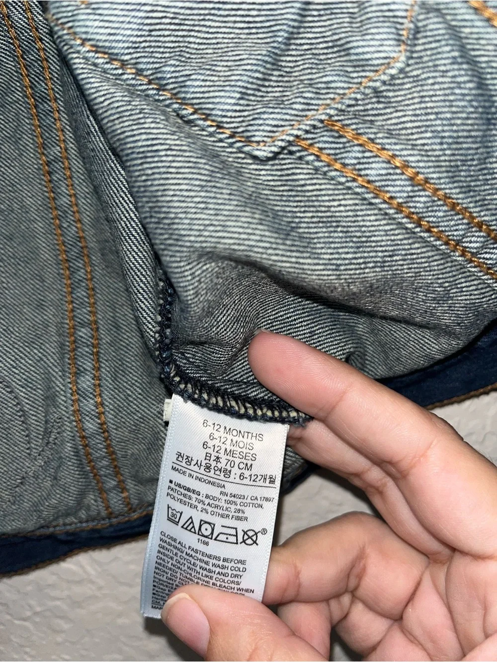 Baby Gap X Disney Jean Jacket-Mickey Mouse